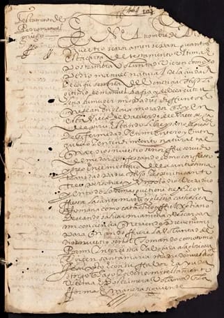 manuscrito de la UNESCO que comprueba antigüedad de la industria del pisco en Perú hacia el siglo XVI
