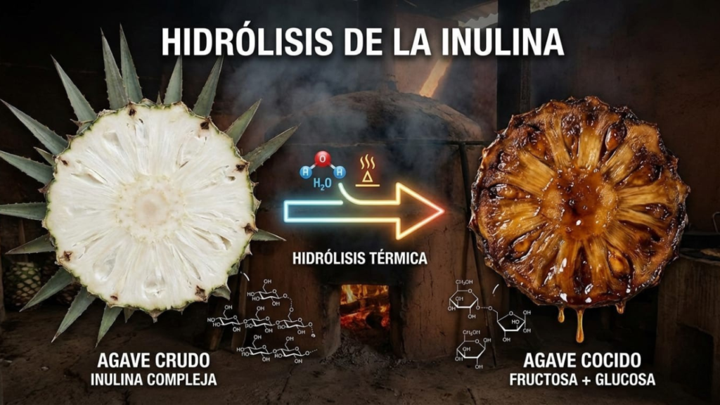 hidrólisis de la inulina