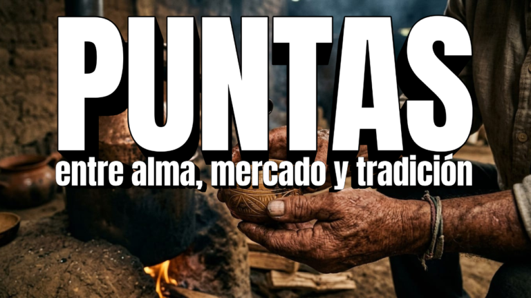 Manos de un maestro destilador sosteniendo una jícara rústica mientras recibe las puntas del destilado frente a un alambique tradicional.